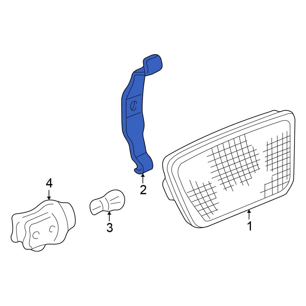 Honda OE 33910S10A01 Side Marker Light Bracket