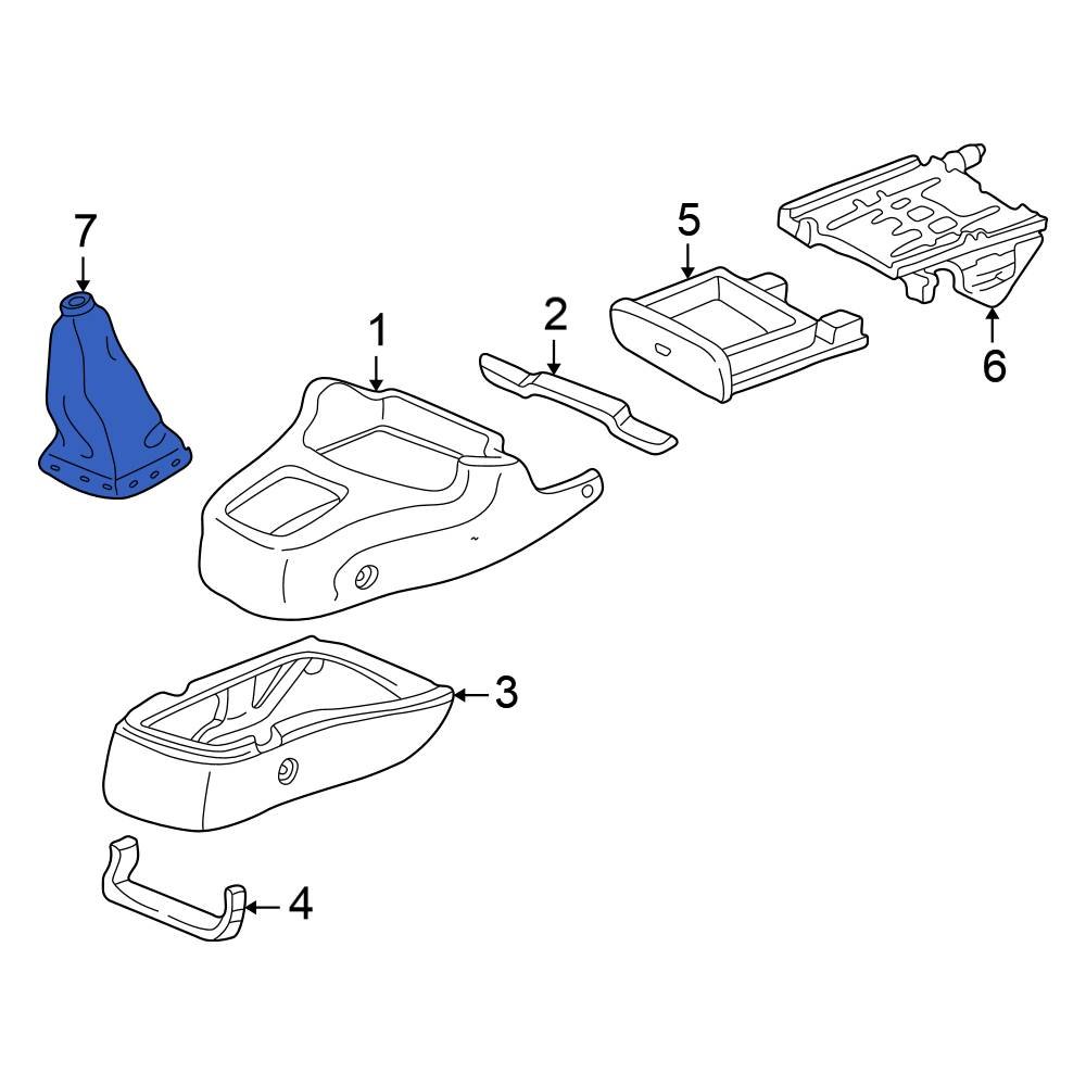 Honda OE 83414S10003ZA - Manual Transmission Shift Linkage Boot