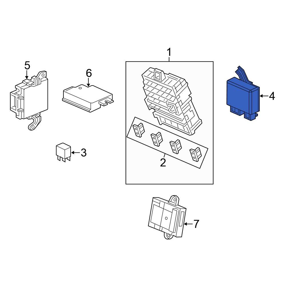 Honda OE 39980T1YA01 Power Steering Control Module