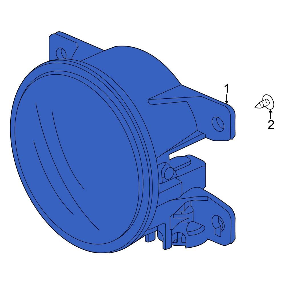 Honda OE 33900TLAA01 - Front Right Fog Light