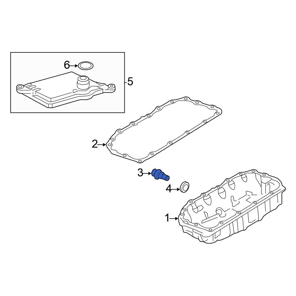 Honda OE 90081PX4003 Transmission Drain Plug