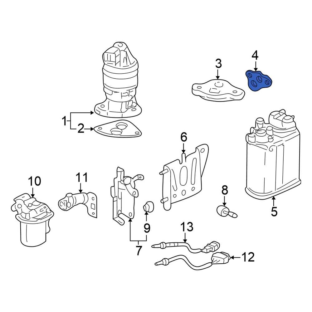 Honda OE 18714PHM003 Exhaust Gas Recirculation (EGR) Valve Spacer