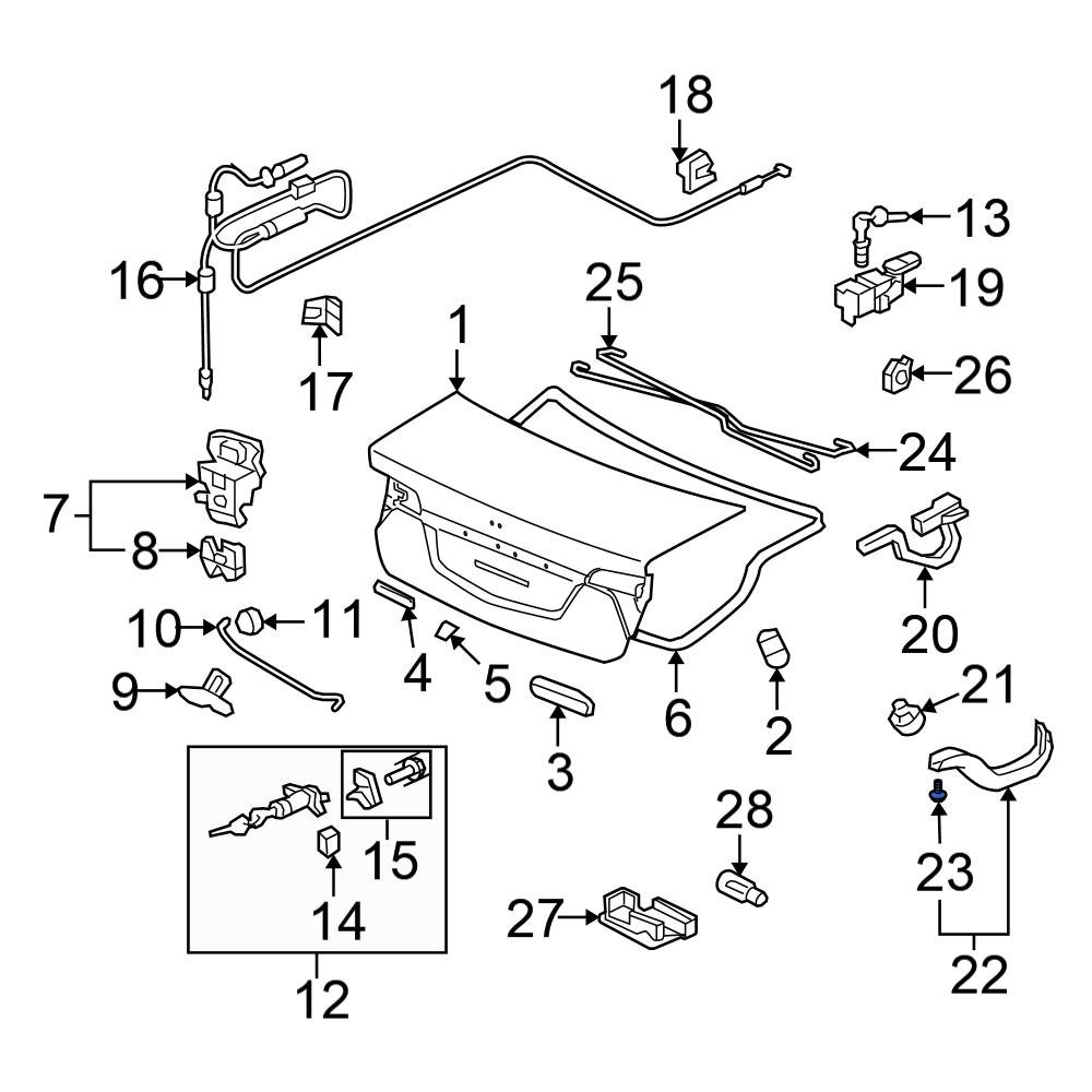 Honda Oe s0d003zh Headliner Clip