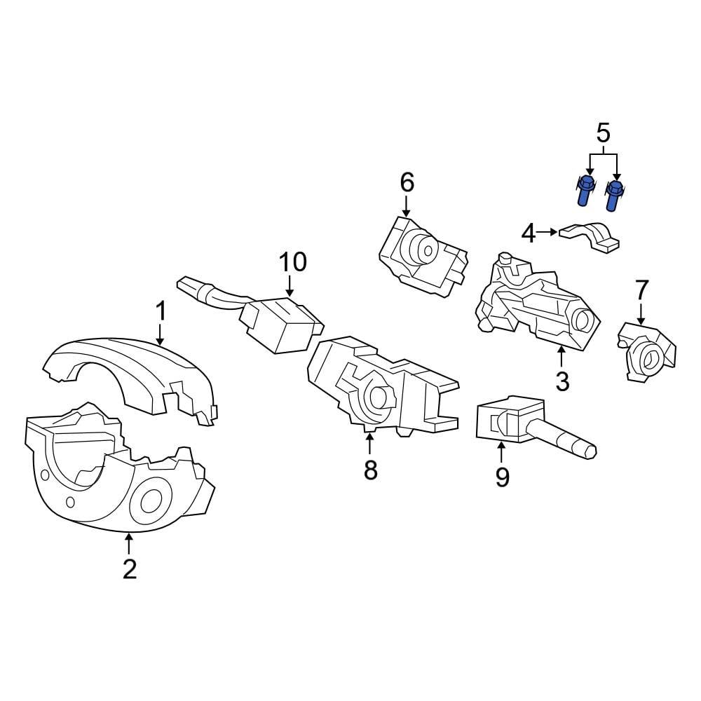 Honda OE 35102TR0003 Steering Column Lock Bolt