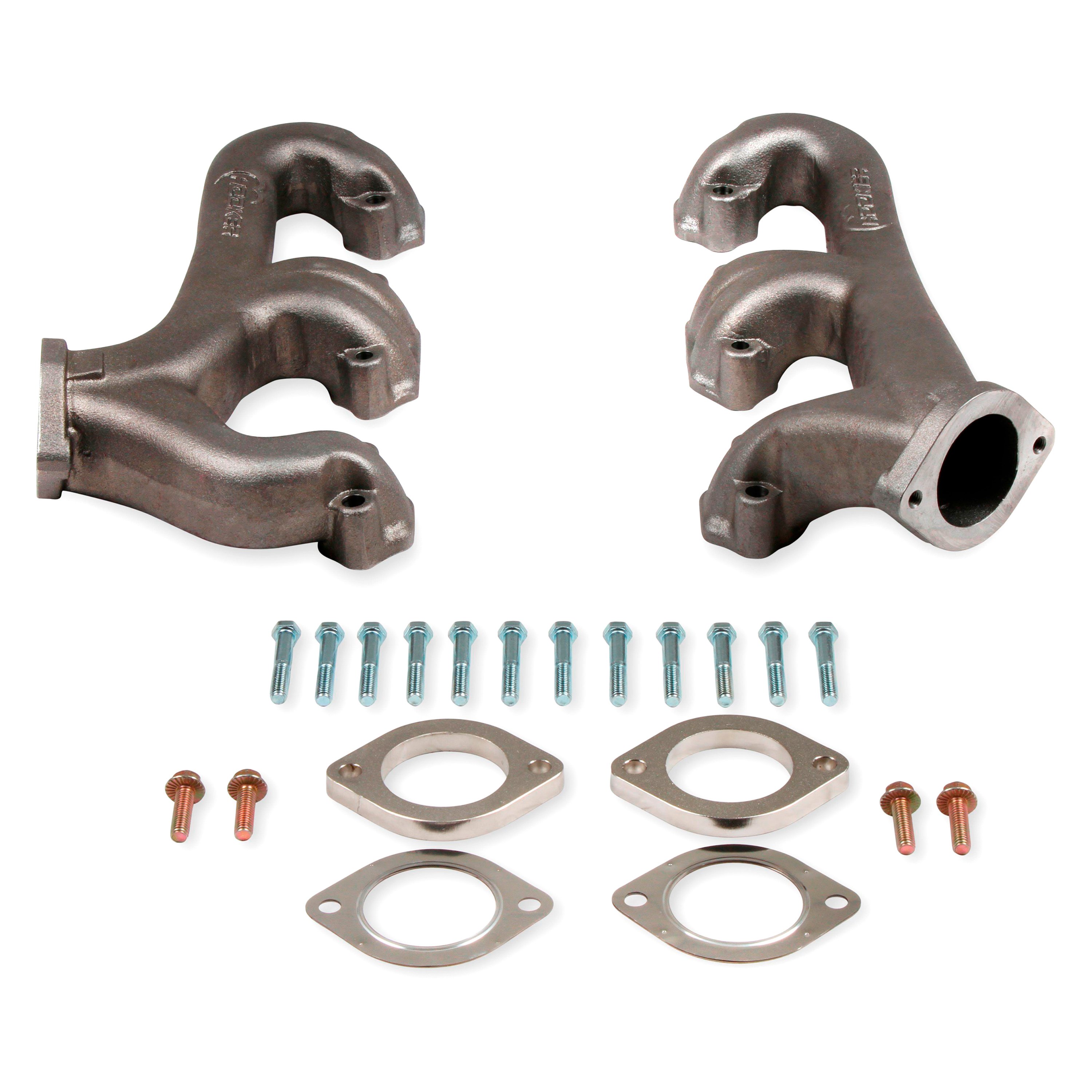 Hooker® 8525HKR Cast Iron Natural Short Tube Exhaust Manifold