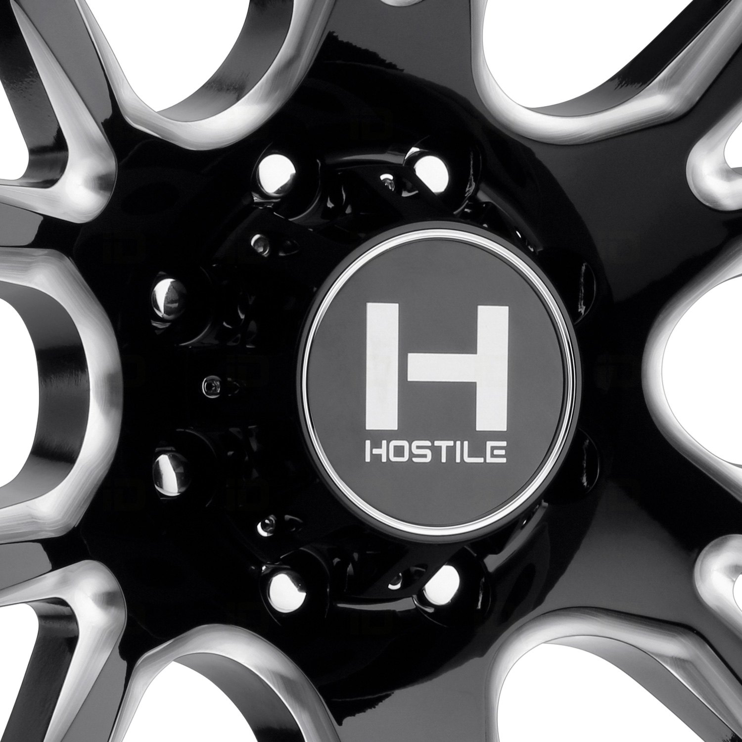 Hostile H113 RAGE Wheel 22x10 (-25, 6x139.7, 106) Black Single Rim.