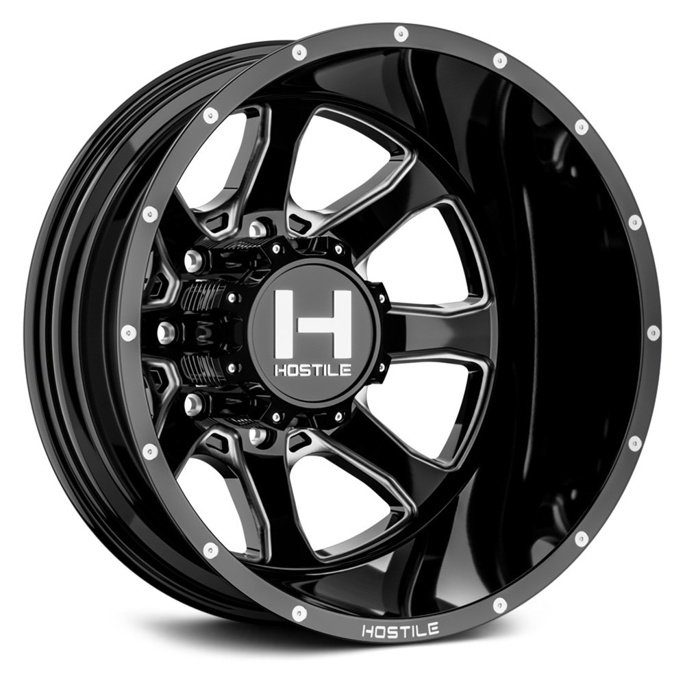 HOSTILE® H403 DUALLY KODIAK Wheels - Blade Cut Rims