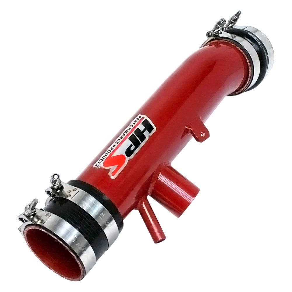 HPS® 27559R Post MAF Red Aluminum Air Intake Pipe