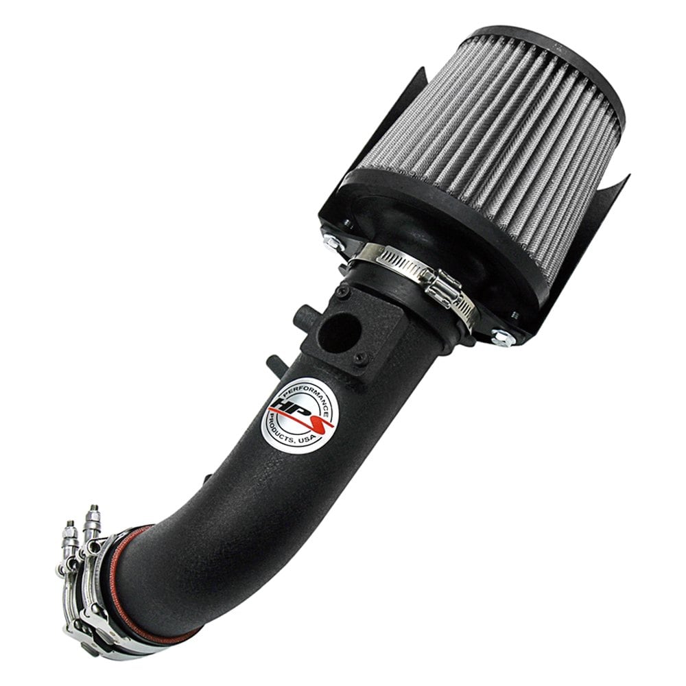 HPS® 827588WB Aluminum Wrinkle Black Short Ram Air Intake System