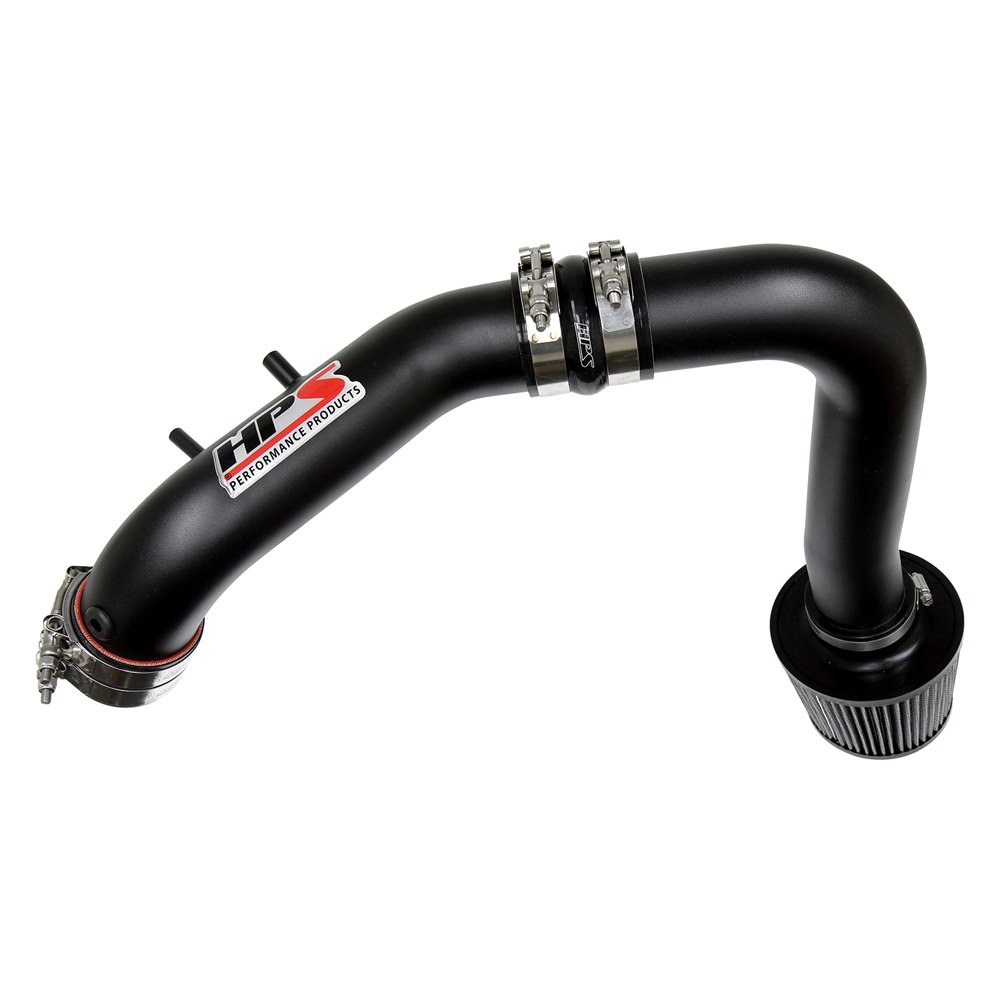 HPS® 837122WB Aluminum Wrinkle Black Cold Air Intake System