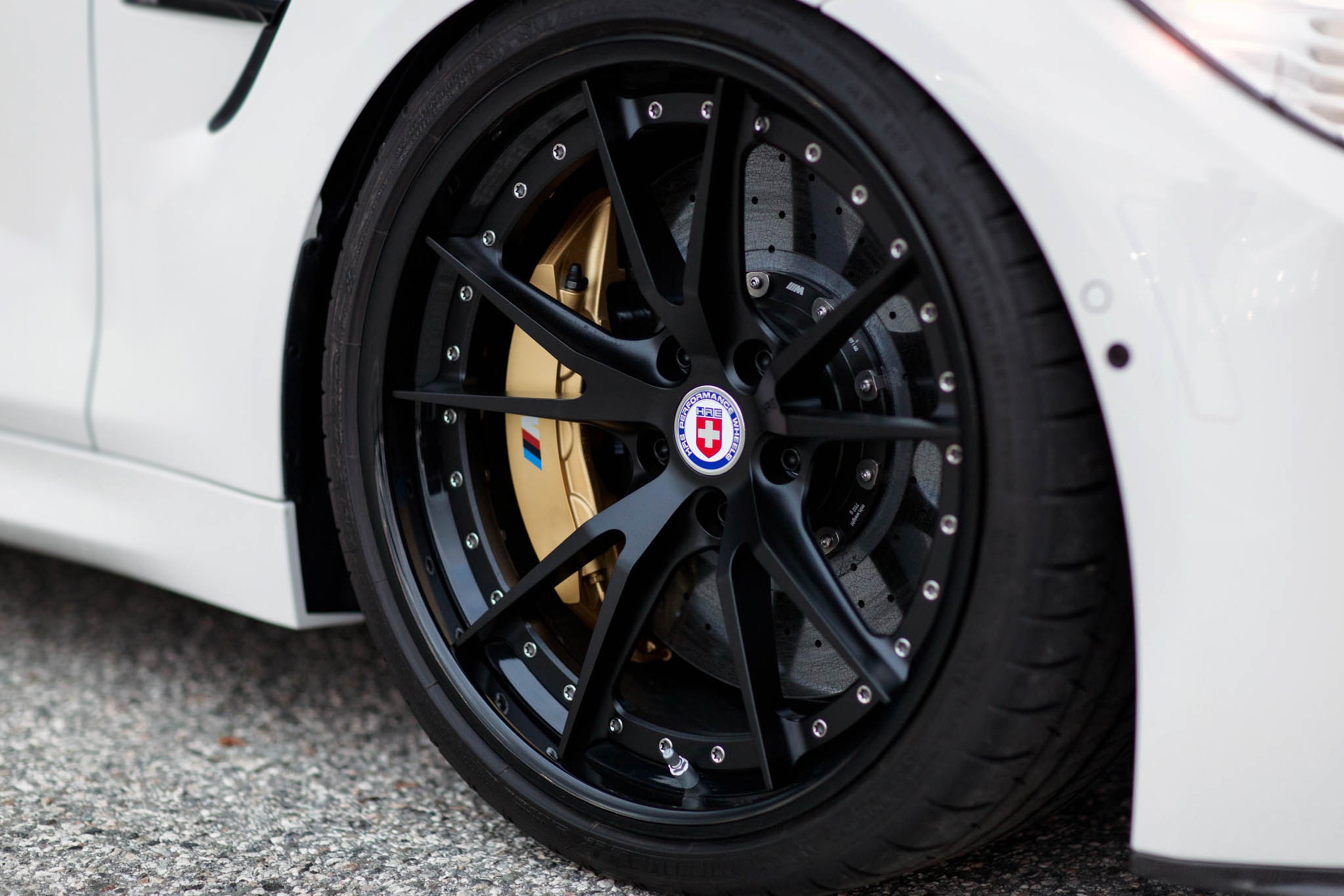 HRE Forged ® - S104 3PC (Series S1) Satin Black on BMW M4 