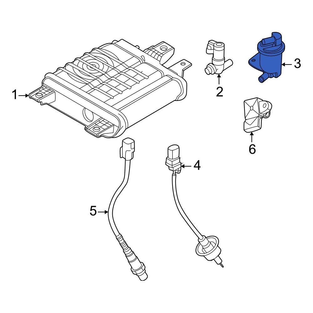 Hyundai OE 31450R5500 Vapor Canister Filter