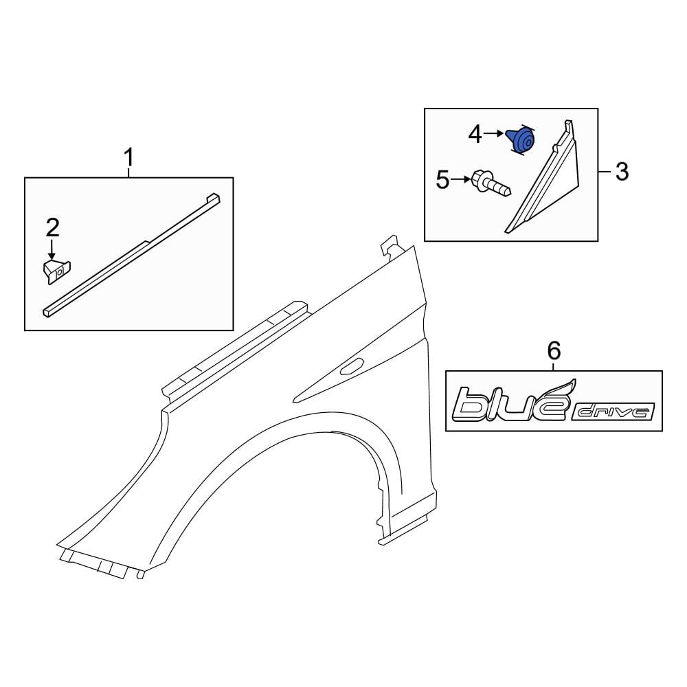 Hyundai OE 823152P000 - Lower Door Interior Trim Panel Retainer