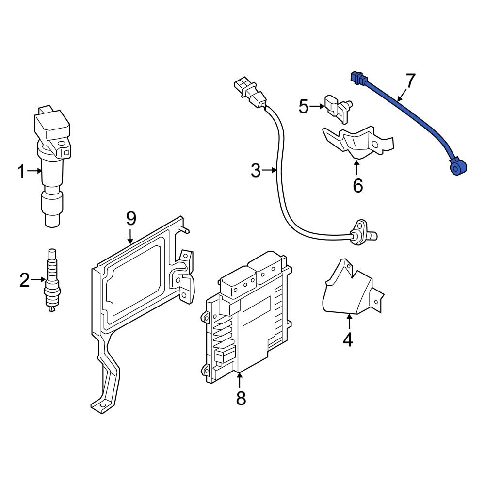 Hyundai OE 392502G100 Ignition Knock (Detonation) Sensor