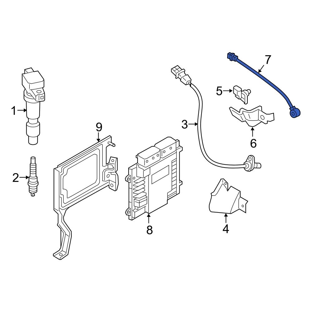 Hyundai OE 392502G100 Ignition Knock (Detonation) Sensor