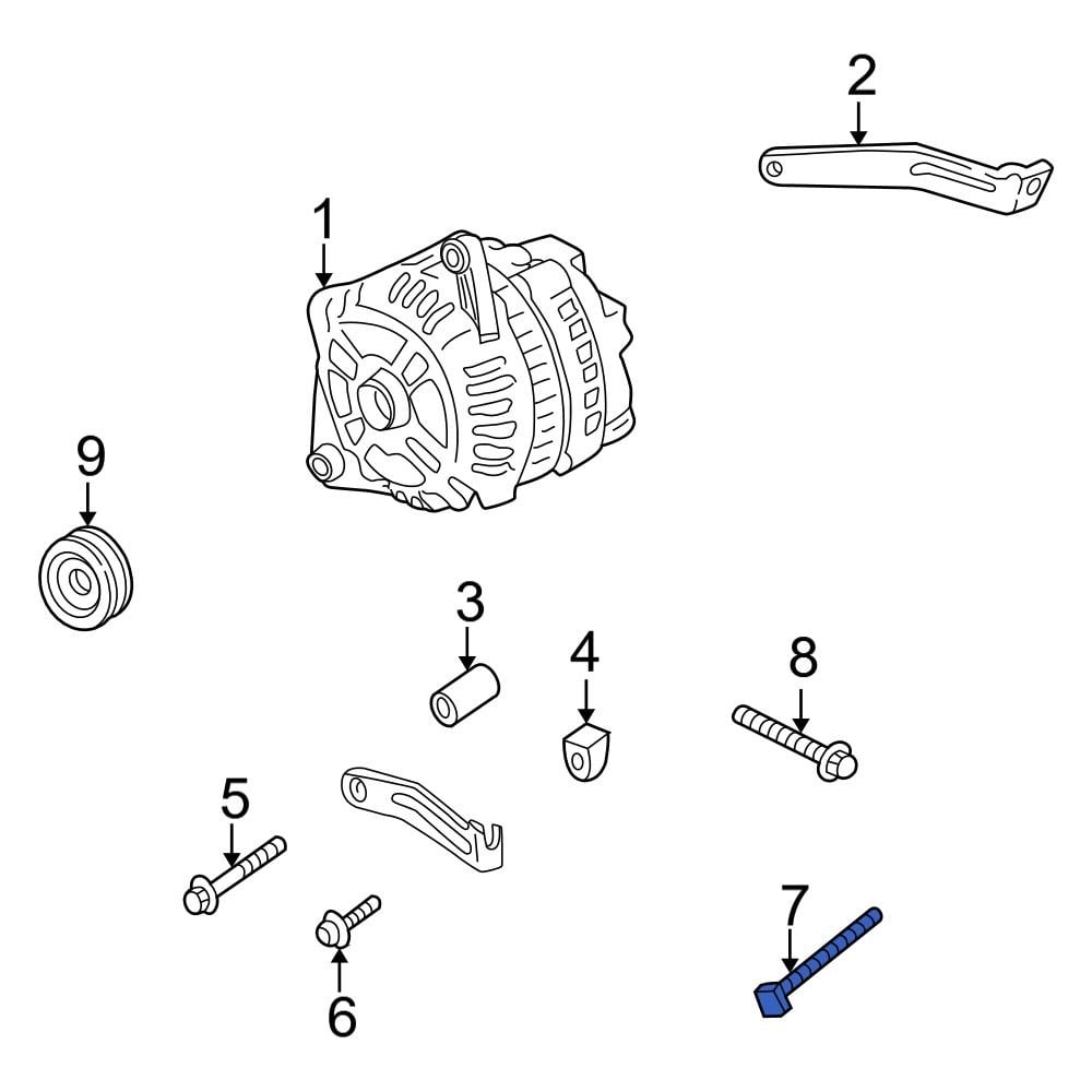 Hyundai OE 1140308506K Alternator Bolt