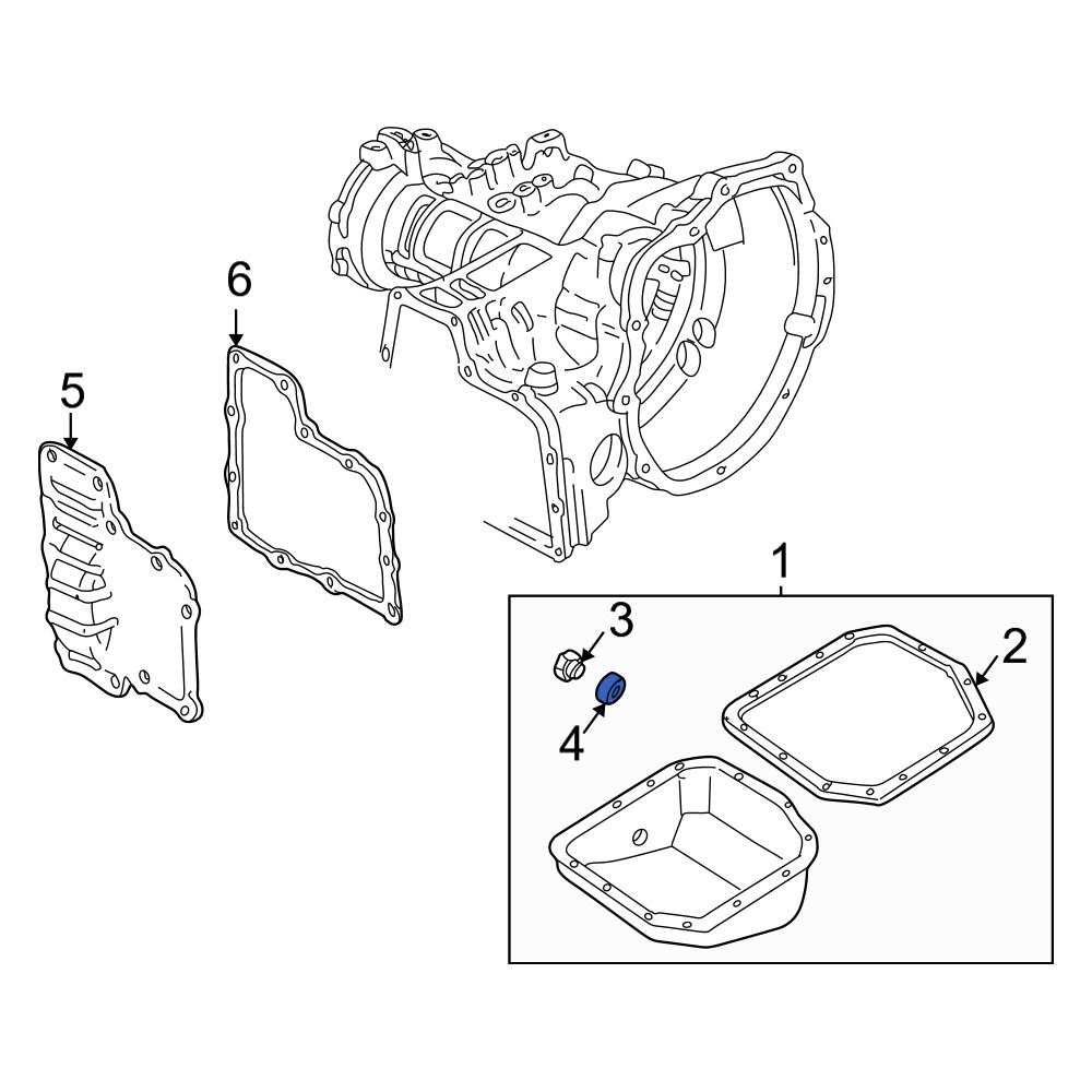 Hyundai OE 2151323000 Automatic Transmission Drain Plug Gasket
