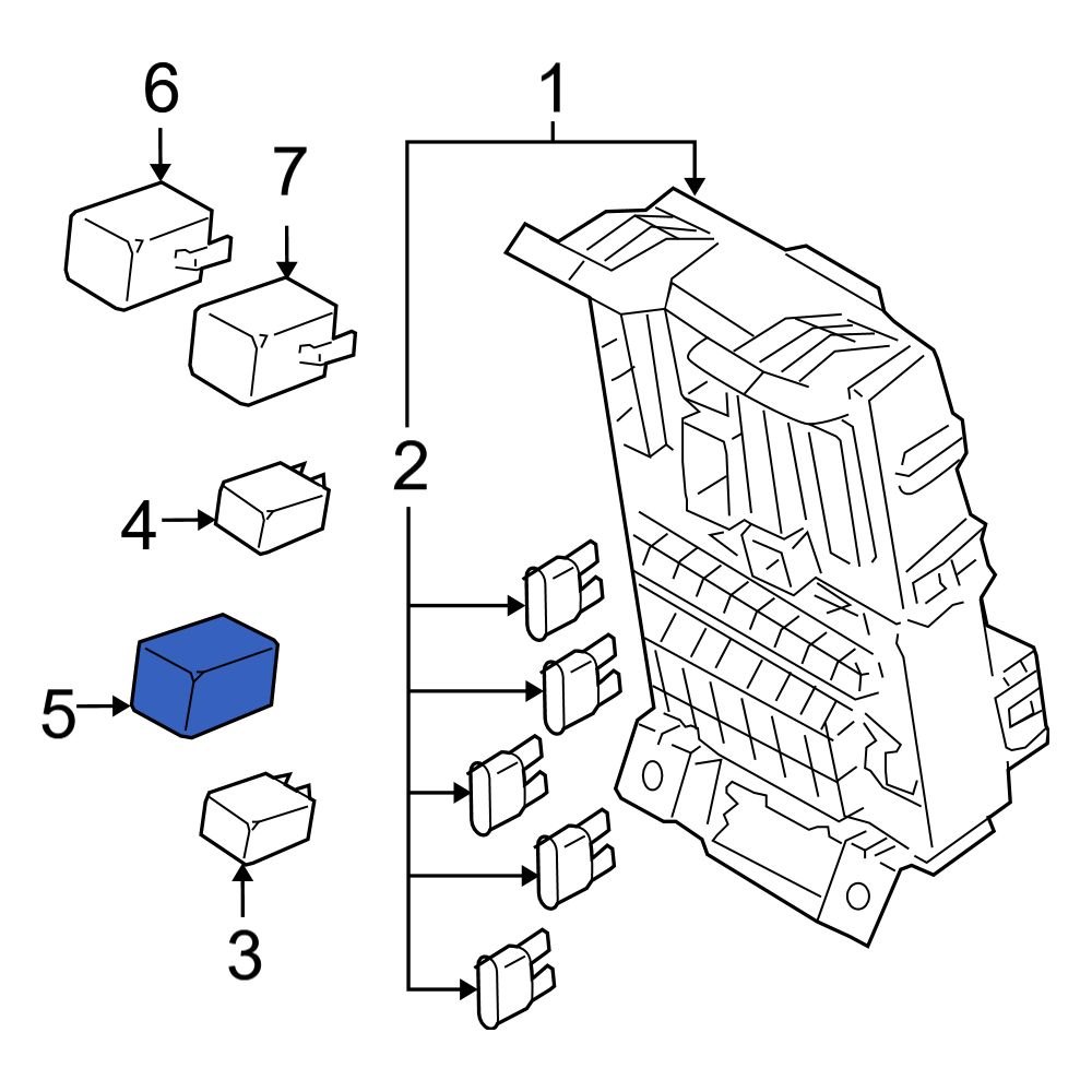 Hyundai OE 952303A400 Accessory Power Relay
