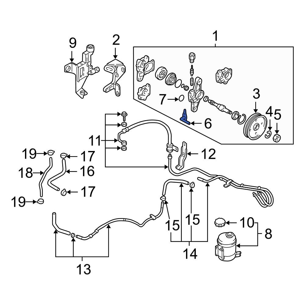 hyundai-oe-571422d000-front-power-steering-line