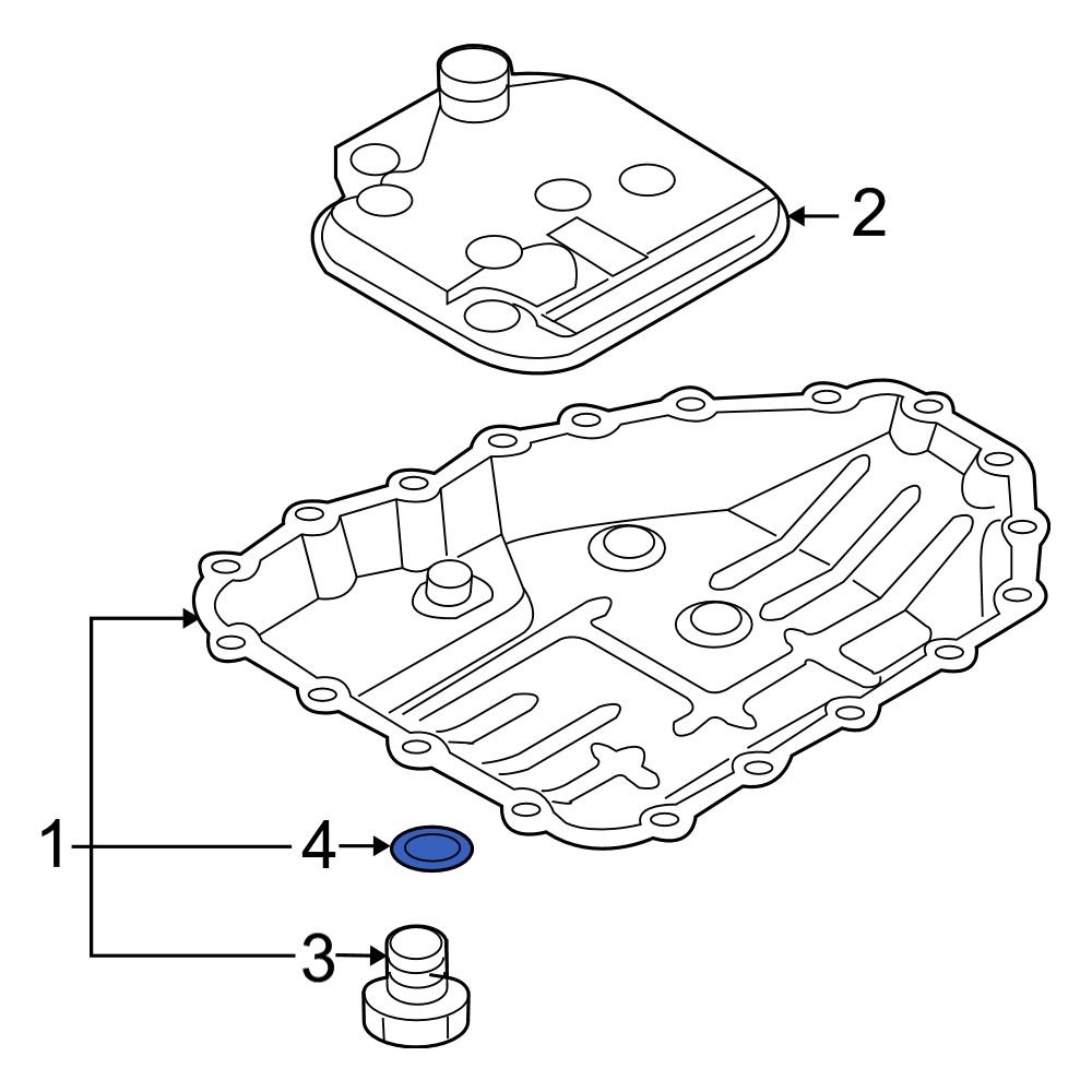 Hyundai OE 2151323000 Automatic Transmission Drain Plug Gasket