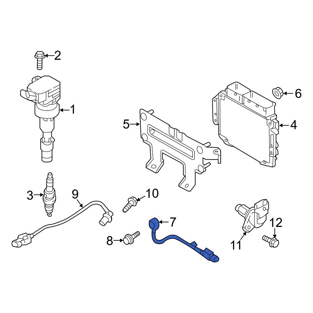 Hyundai OE 392502B020 Ignition Knock (Detonation) Sensor
