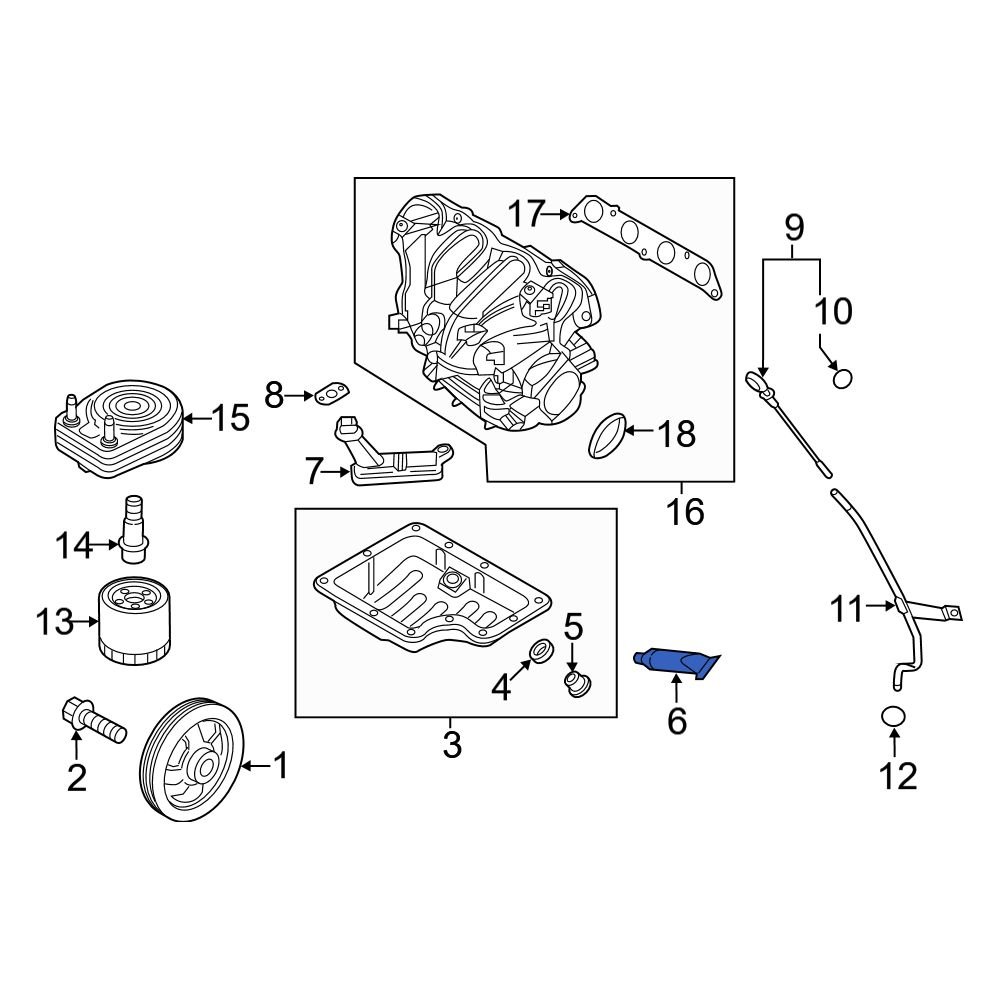 Hyundai OE 2145133T01 Engine Sealant