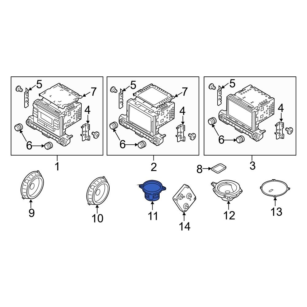 Hyundai OE 96350F2100 - Center Speaker