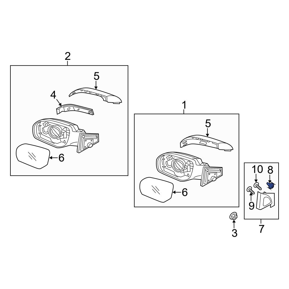 Hyundai OE 823152P000 - Rear Liftgate Finish Panel Clip