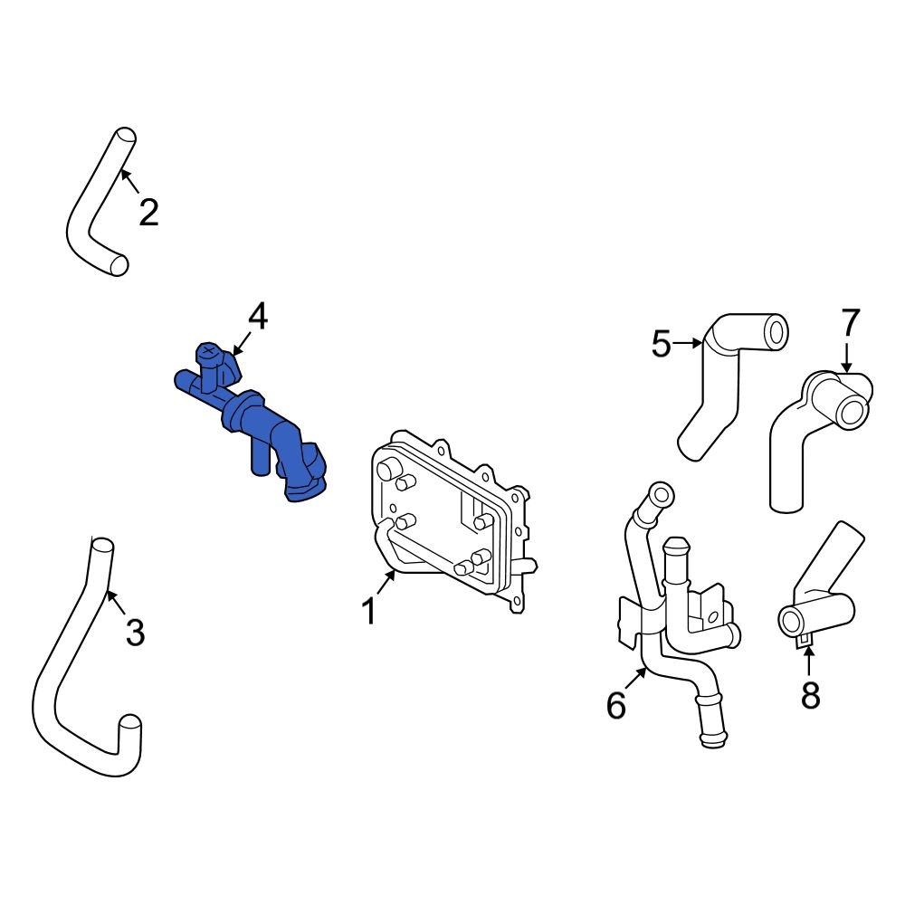 Hyundai OE 25630L0010 Automatic Transmission Oil Cooler Control Valve