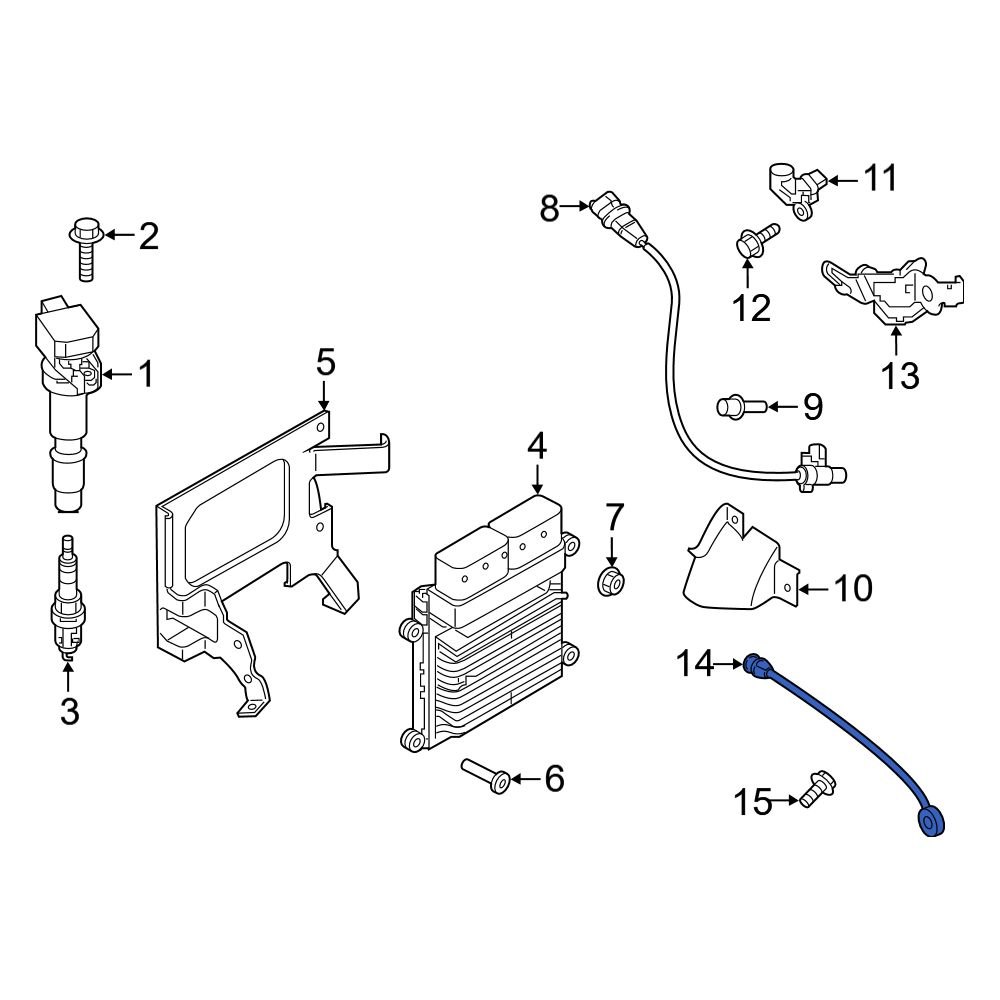 Hyundai OE 392502G700 Ignition Knock (Detonation) Sensor
