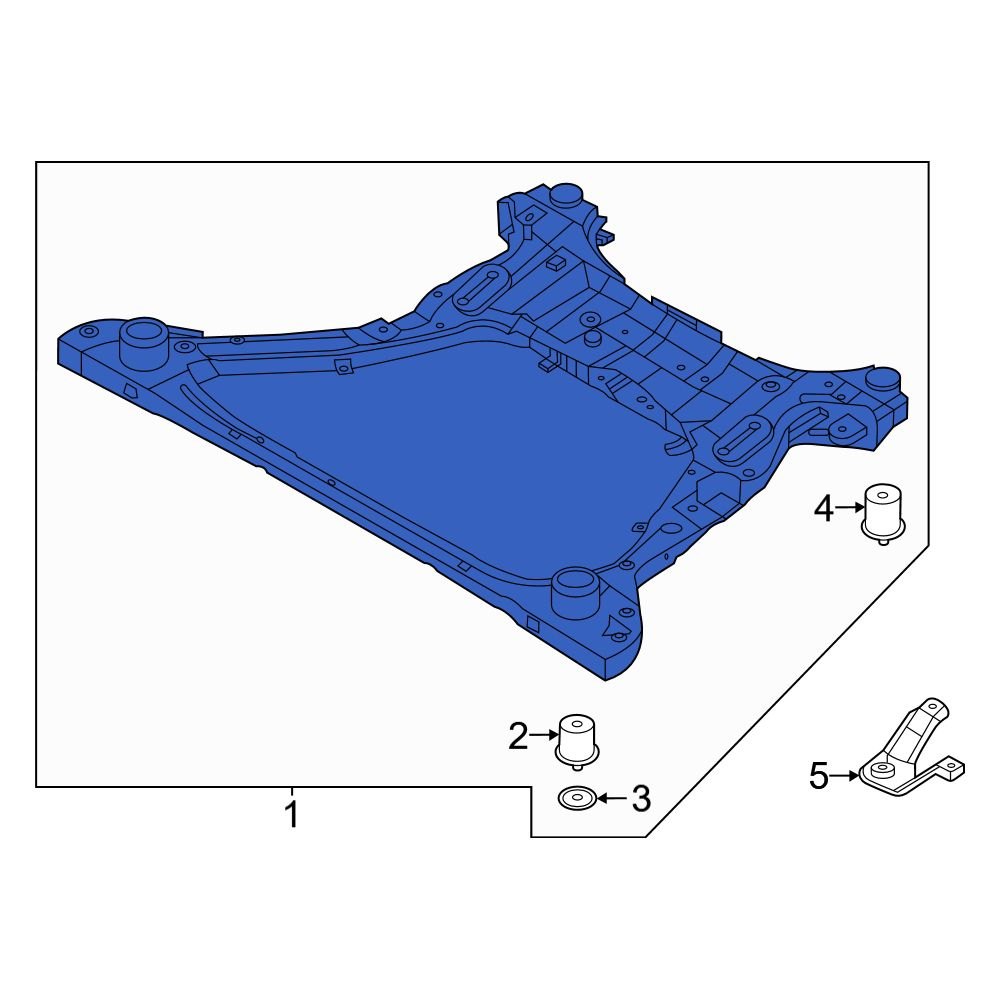 Hyundai OE 62405S1BA0 Front Engine Cradle