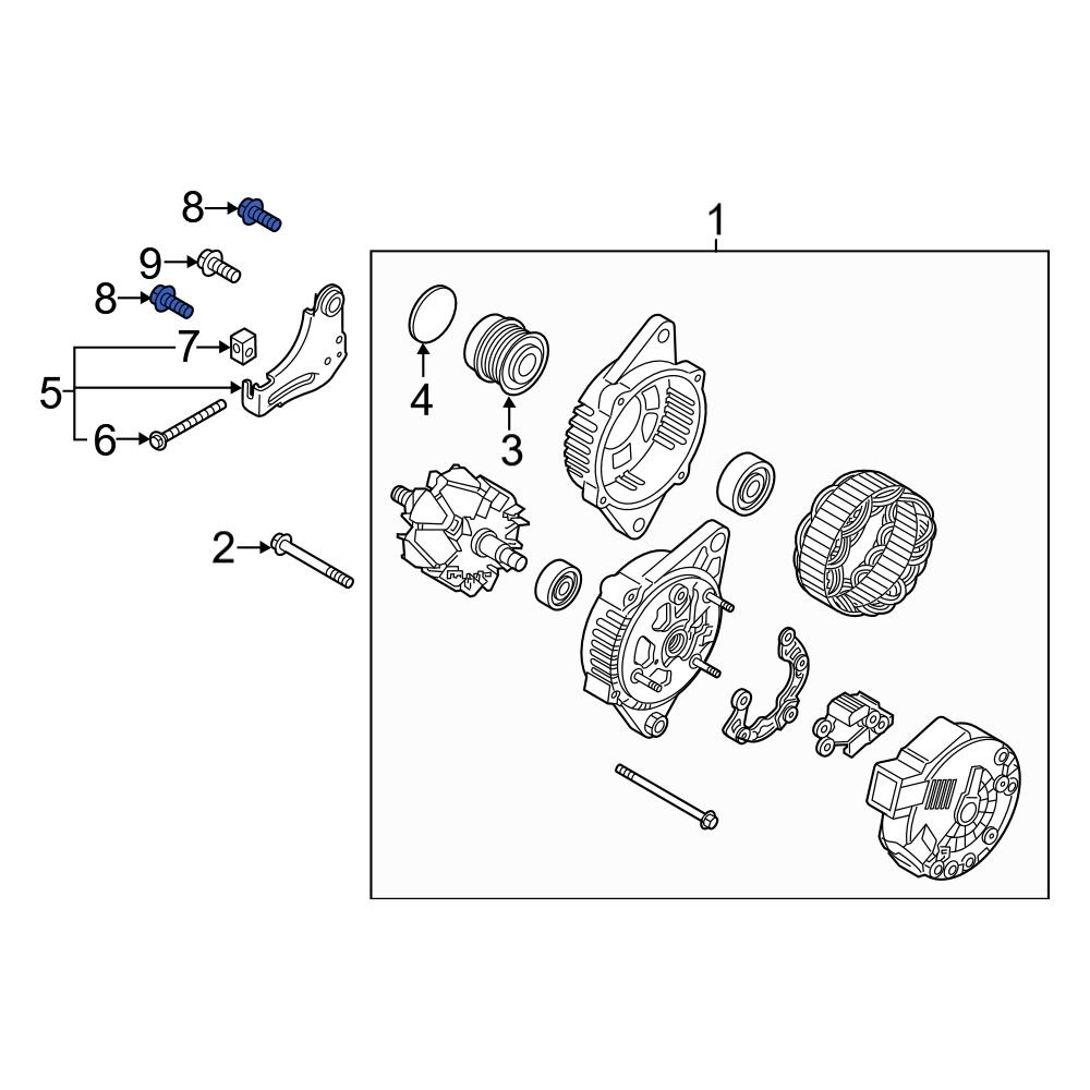 Hyundai OE 3746222000 Alternator Adjusting Bracket Bolt
