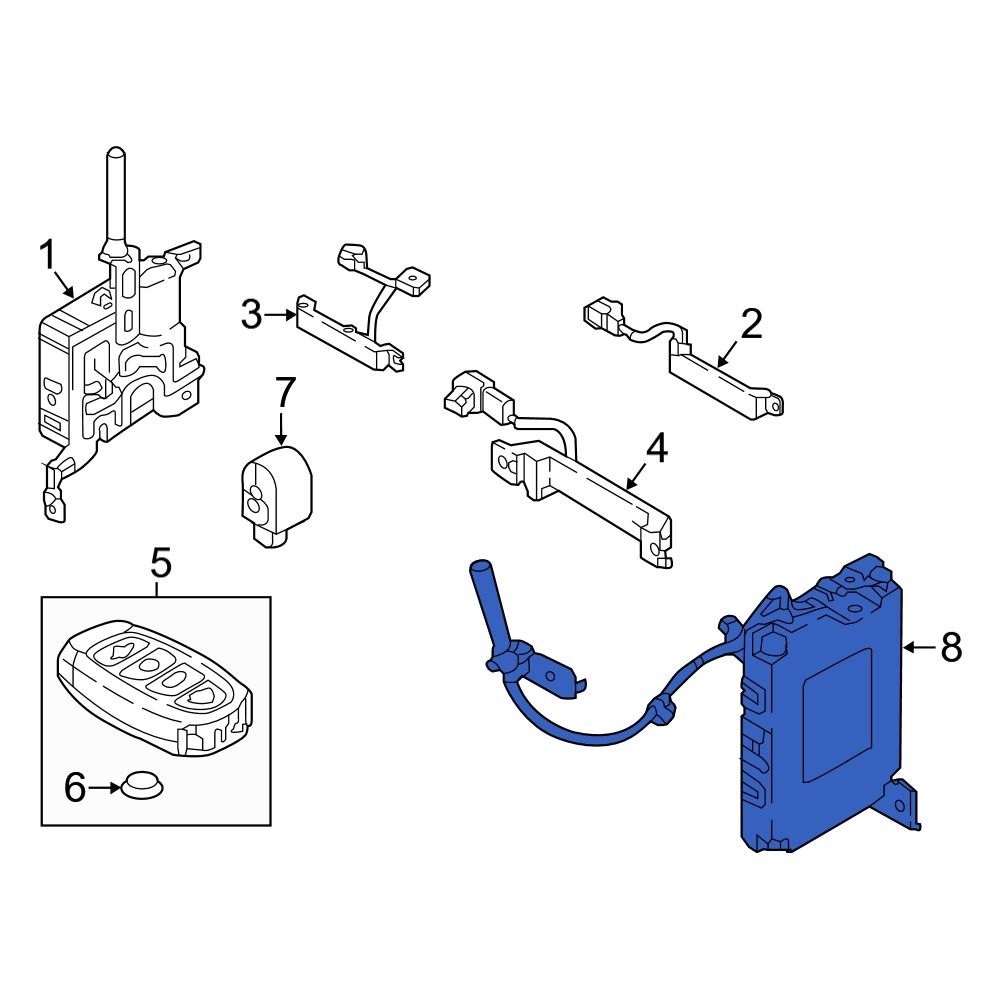 Hyundai OE 95400G3992 Body Control Module