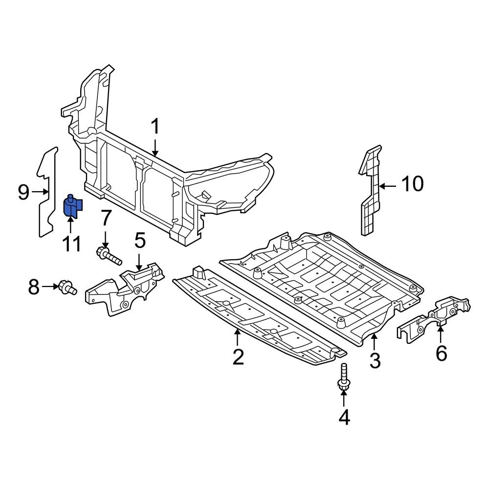 Hyundai OE 969852D700 Ambient Air Temperature Sensor