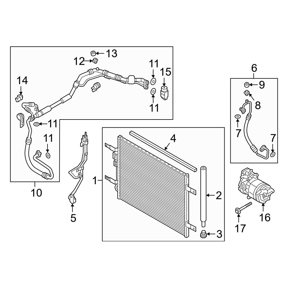 Hyundai OE 9769034350 A/C Refrigerant Line ORing
