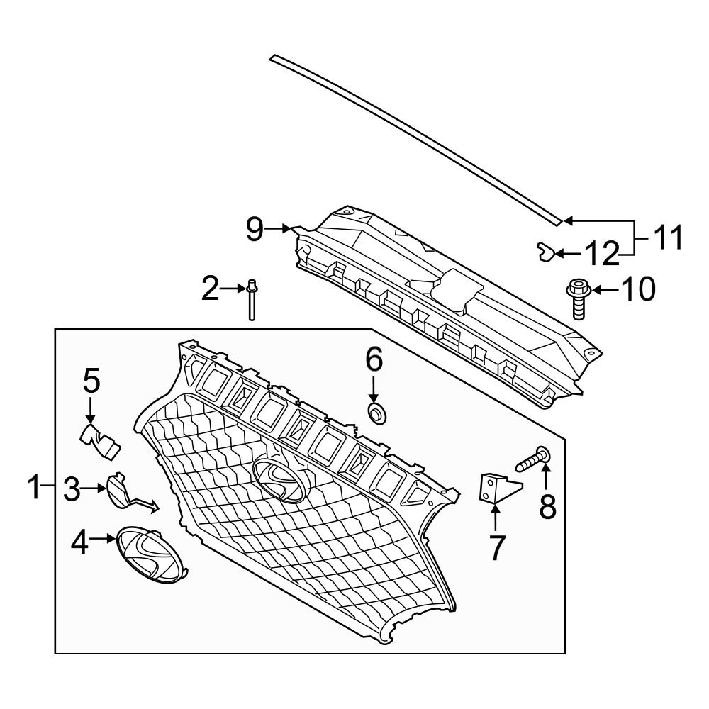 Hyundai OE 1416003133 - Trunk Trim Panel Clip