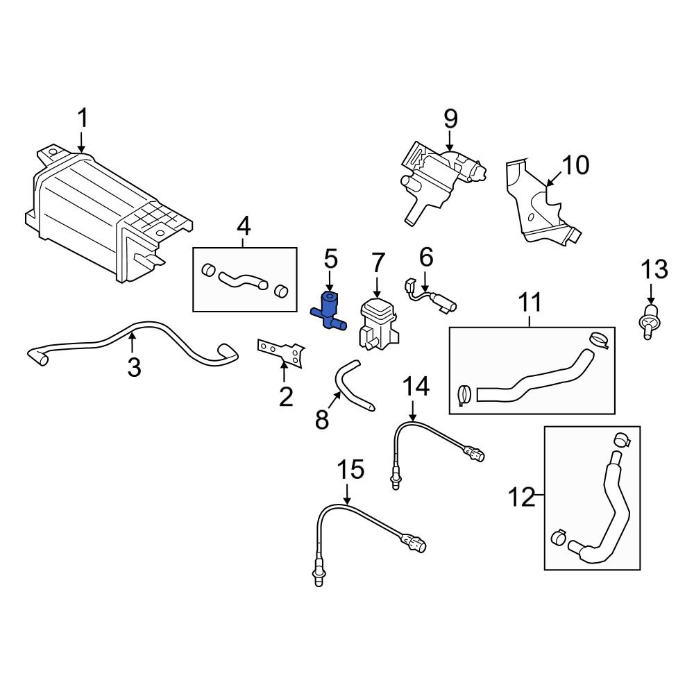 Hyundai OE 311903X000 Fuel Tank Vent Valve