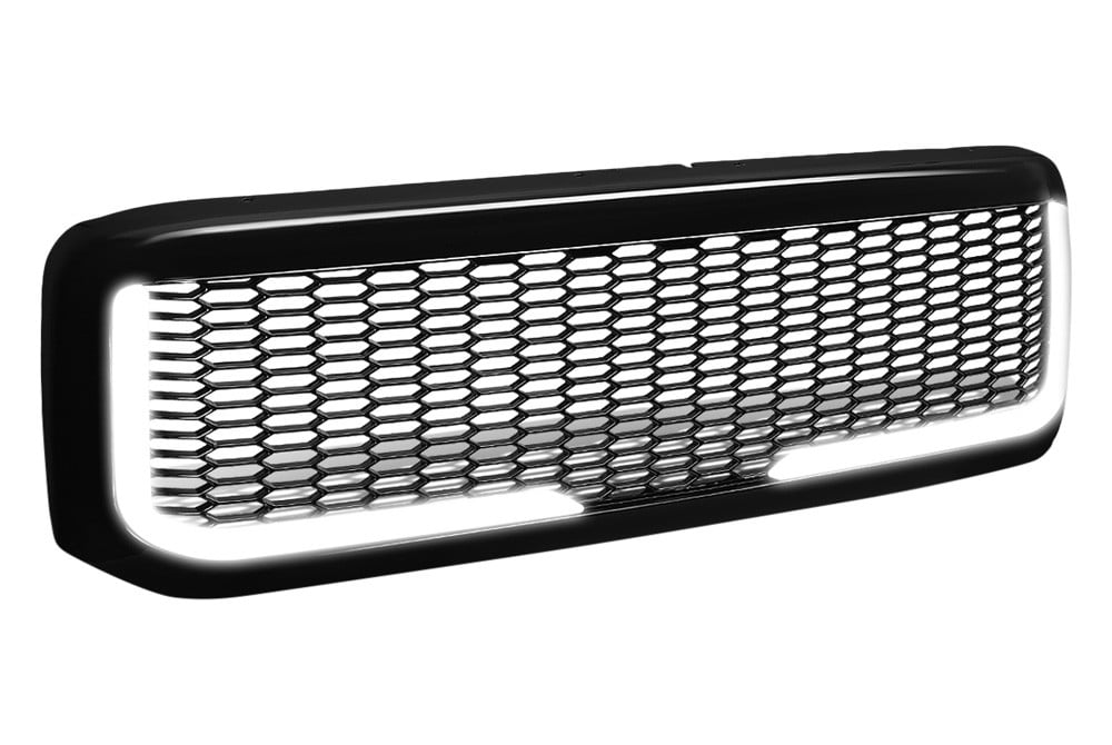 thumbnail image 2 of Honeycomb Mesh Front Upper Grille - Black ABS Plastic, Compatible With 2016-2018 Chevy Cruze 2 of 14