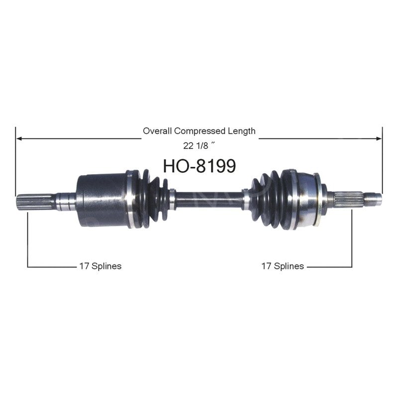 iD Select® Honda Passport 4WD 2002 CV Axle Shaft