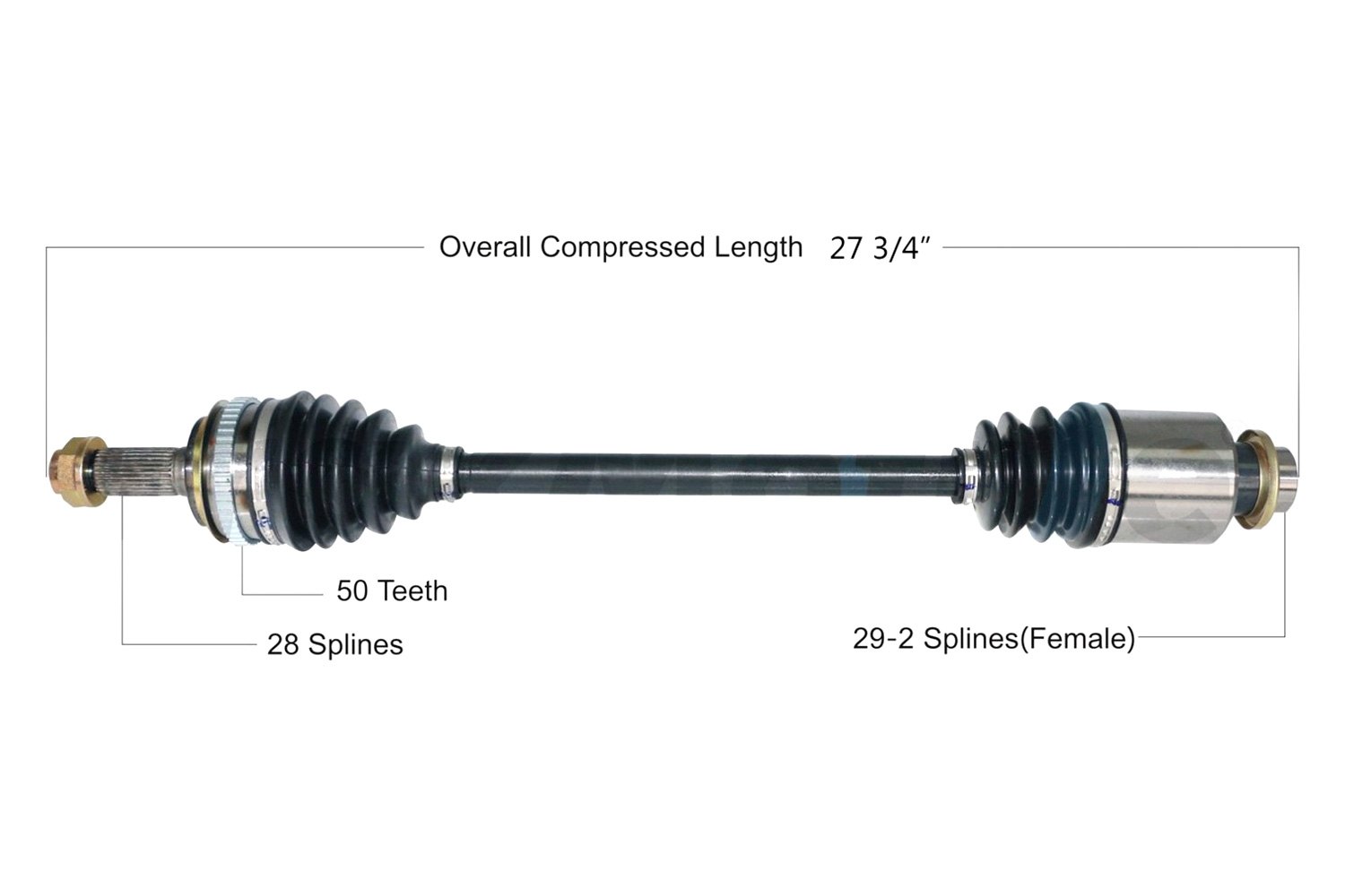 iD Select® Honda Pilot 2005 CV Axle Shaft