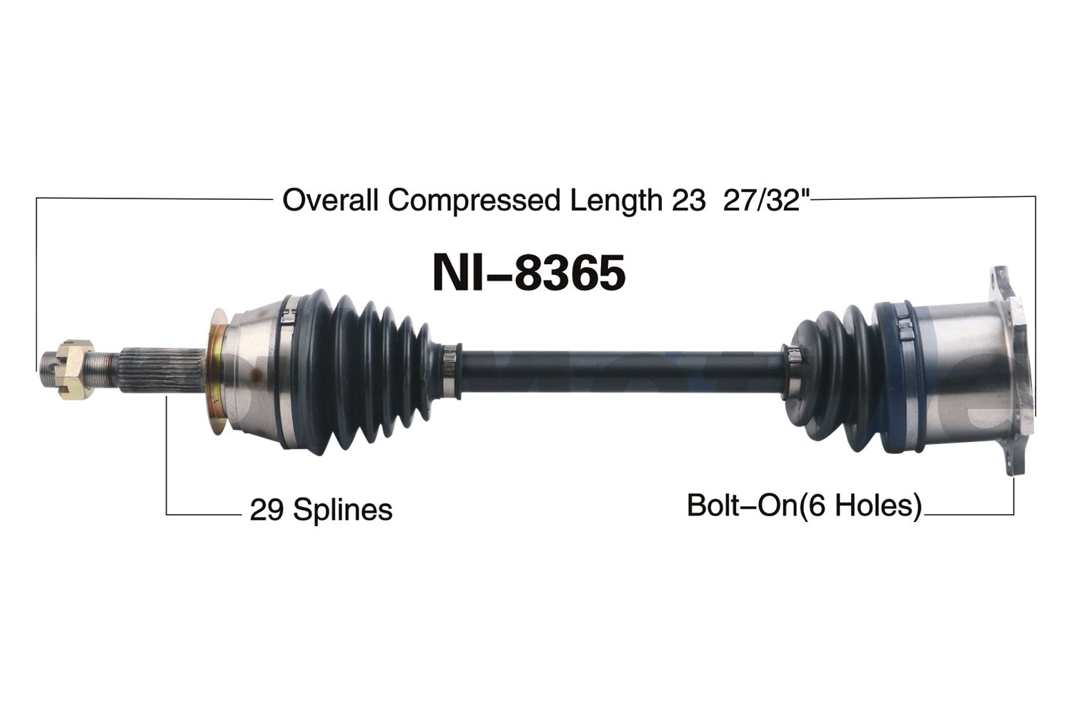 iD Select® Infiniti G35 2004 CV Axle Shaft