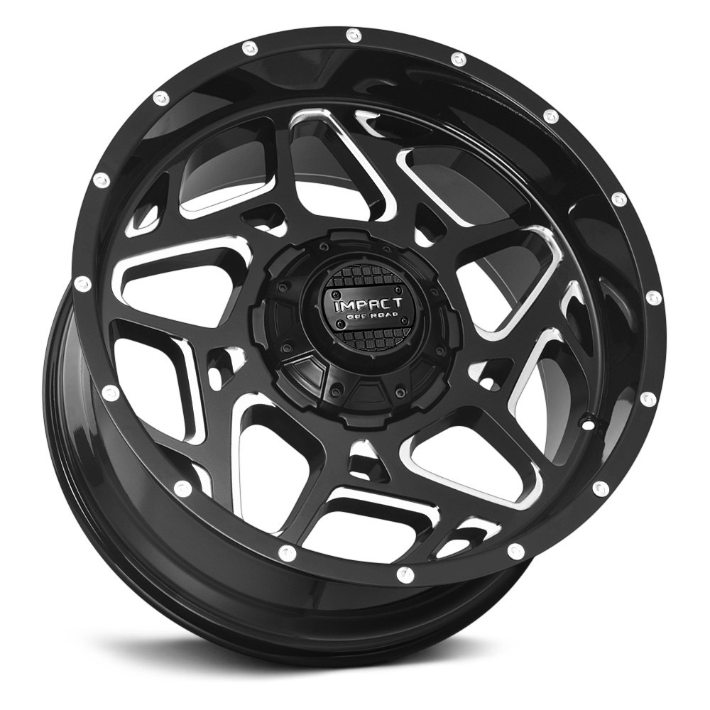 IMPACT OFF ROAD® 822 Wheels - Gloss Black with Milled Accents Rims ...