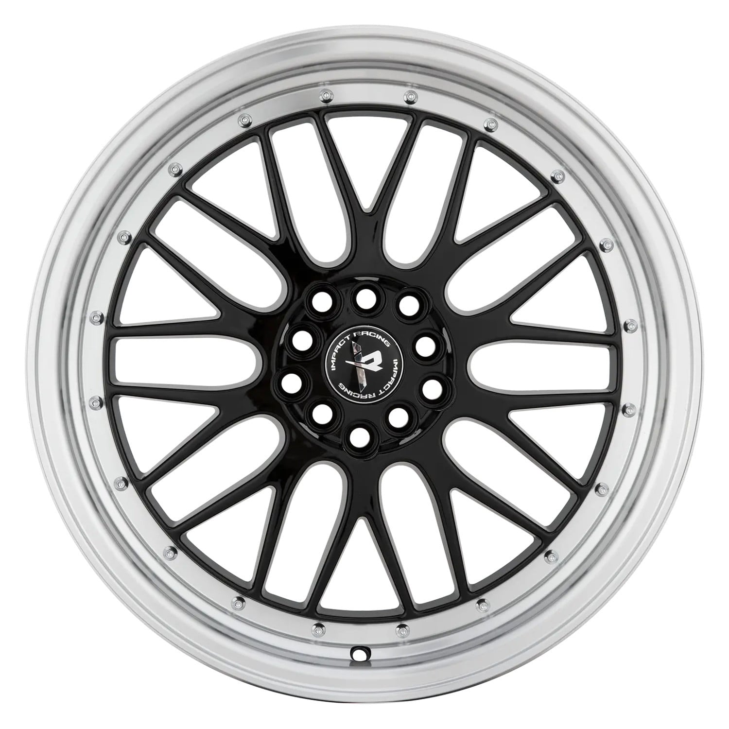 IMPACT RACING® 505 Wheels - Gloss Black with Machined Lip Rims