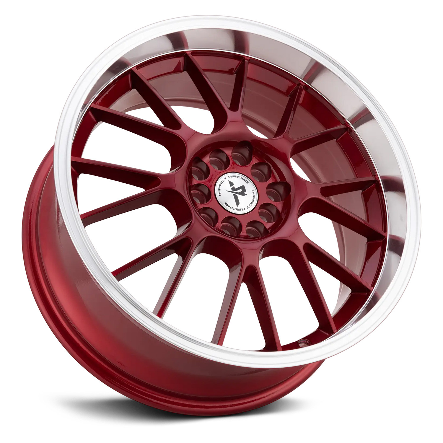 IMPACT RACING® 508 Wheels - Candy Red with Machined Lip Rims - 508RML ...