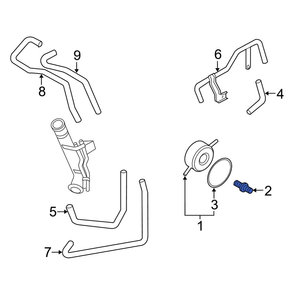 Infiniti OE 2131343U0A - Engine Oil Filter Adapter Stud