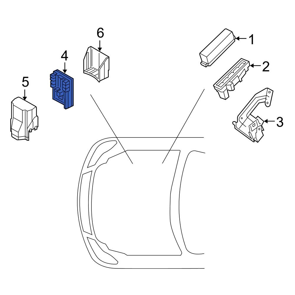 Infiniti OE 284B7EG01A Vehicle Power Control Module