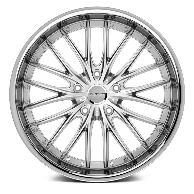 INOVIT YSM-012 Sonic Hyper Silver 20x8.5 +35 5x120.65 Wheels Set of Rims