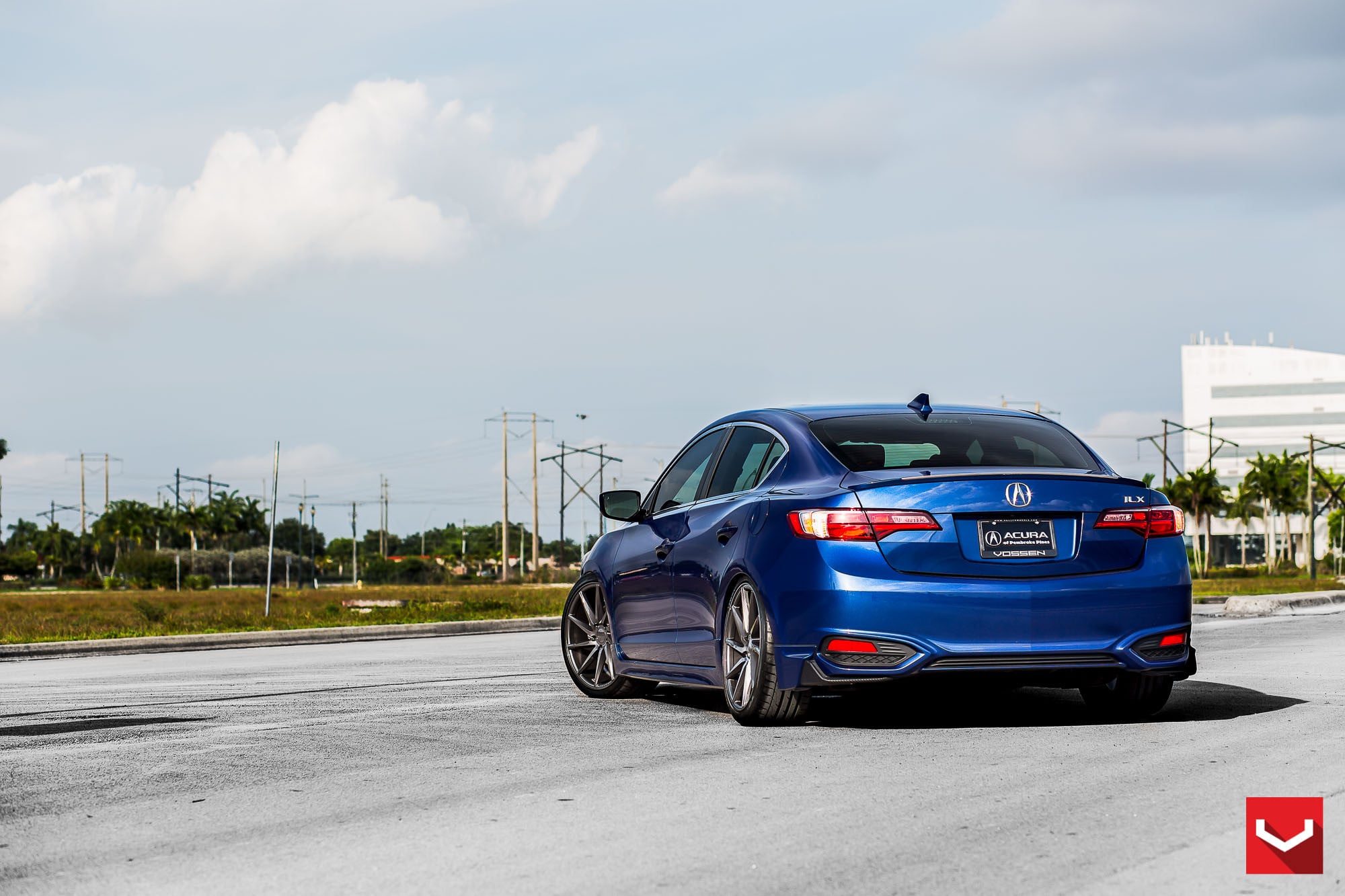Custom LED Taillights on Acura ILX - Photo by Vossen