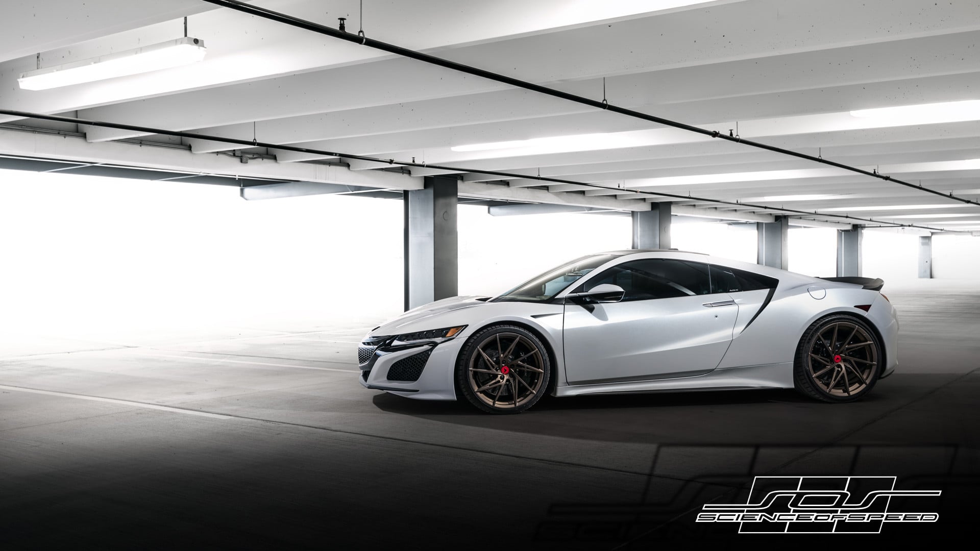 Vorsteiner Wheels on Silver Acura NSX - Photo by Vorsteiner