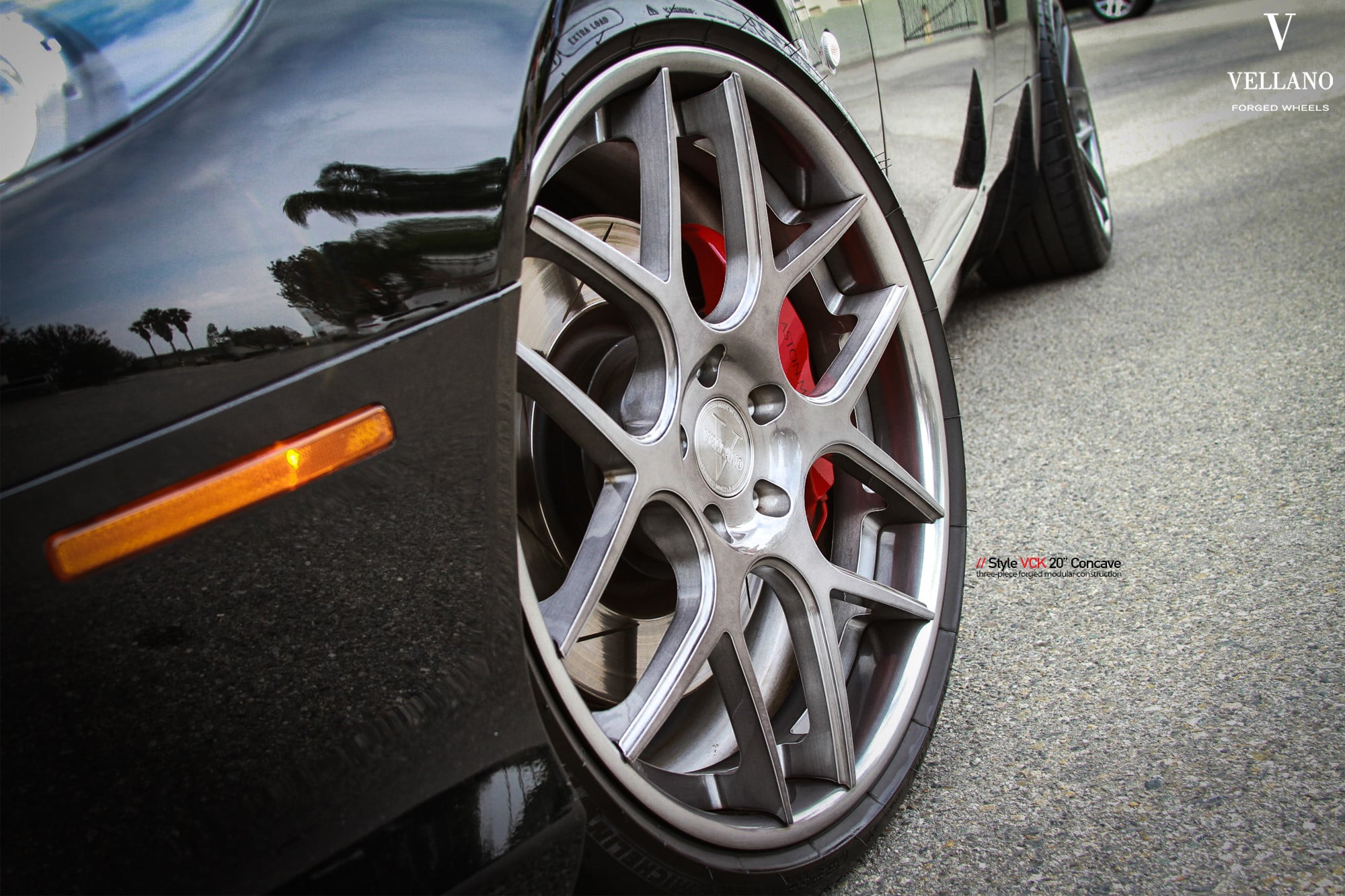 Black Aston Martin DB9 on Custom Vellano Rims - Photo by Vellano